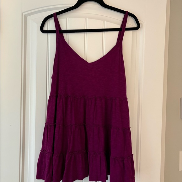 torrid Tops - Torrid Rich Purple Tiered Camisole